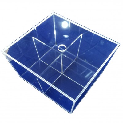 Square Acrylic Storage Cube Favor Clear Acrylic Shoes Box With Lid